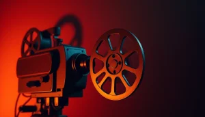 Download public domain movies easily with our classic film projector visuals.