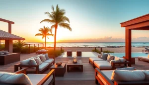 Relax in luxurious villa rentals with stunning beachfront views and tranquil sunset settings.