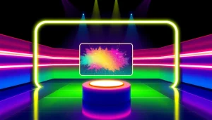 Experience ok win through vibrant gaming visuals featuring an interactive platform for color prediction games.