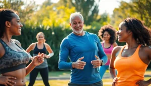 Best Fitness Trainer Jersey City guiding a group in an energetic workout session outdoors.