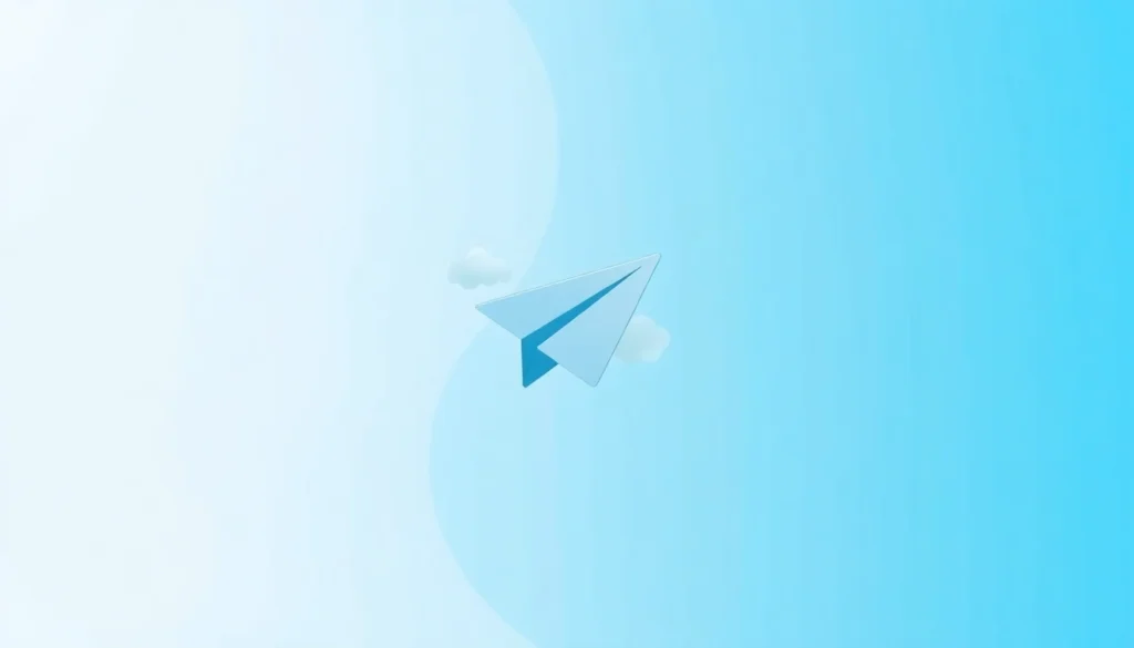 Explore the Telegram logo as a paper airplane, representing 纸飞机官网 communication and speed.