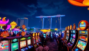 Experience the thrill of singapore casino online with colorful games in a vibrant casino atmosphere.