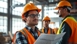 Explore NVQ Level 6 Construction Contracting operations answers with a professional manager overseeing a project.