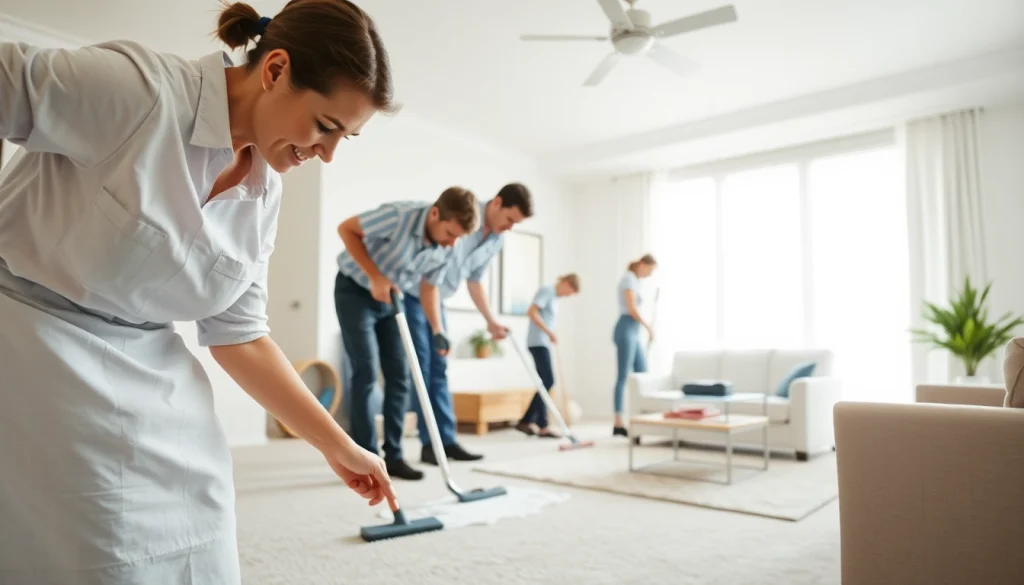 Efficient bond cleaning Logan service team enhancing the cleanliness of a home during end-of-lease preparation.
