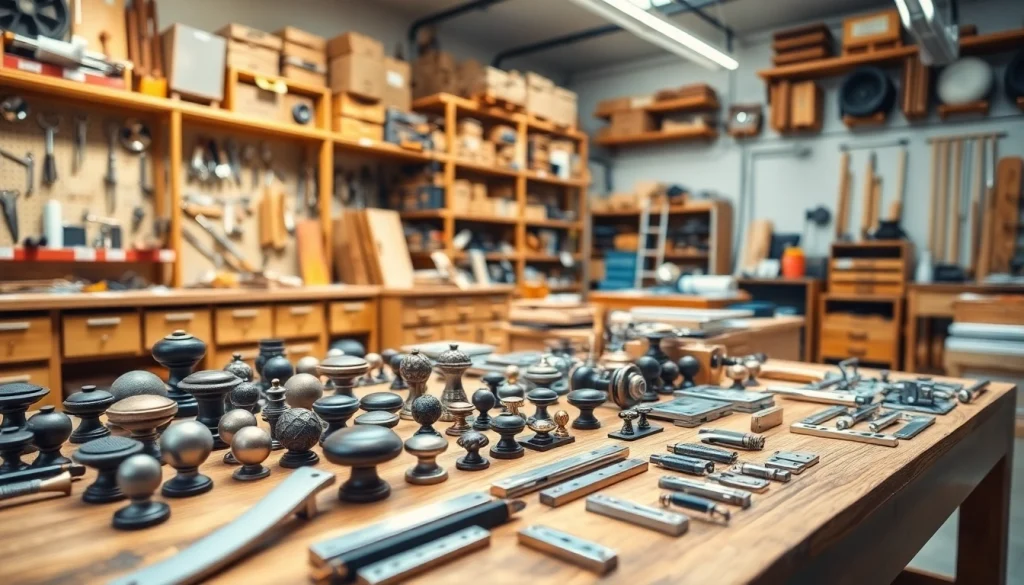 Showcasing furniture hardware suppliers’ offerings with detailed cabinet knobs and pulls.