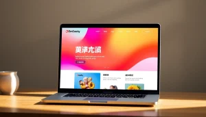 Explore the user-friendly features of 美洽官网, demonstrating an interactive website design in a captivating layout.