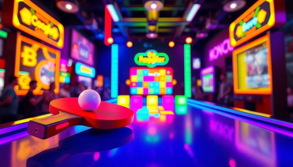 Exciting gameplay in block breaker de google featuring vibrant colors and energetic action.