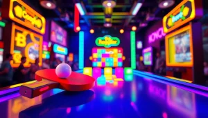 Exciting gameplay in block breaker de google featuring vibrant colors and energetic action.