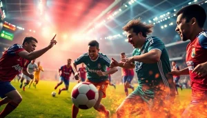 Engage in judi bola with Bolabosku, showcasing enthusiastic players in action.