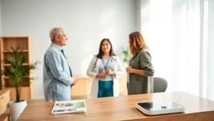 Consultation at a weight loss and wellness clinic showcasing trust and professionalism.