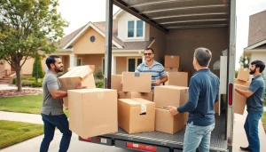 Experience the best moving company Toronto with professional movers efficiently packing and loading a truck.