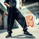 Elevate Your Wardrobe with Black Baggy Sweatpants for Style and Comfort