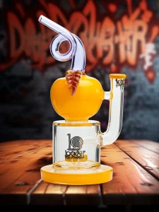 cute-apple-percolator-dab-rig-yellow