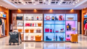 Discover the benefits of Ultimateshop vc while browsing a vibrant shopping interface filled with diverse products.