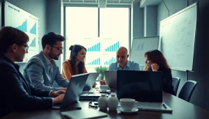 Analyze how to find competitor customer list using market research tools in a modern office.