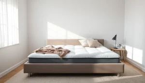 Materasso per chi dorme sul fianco progettato per un sonno confortevole, con dettagli ergonomici e sostegno ottimale.