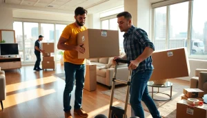 Efficient movers in action during a move showcasing Cheap movers nyc professionalism.